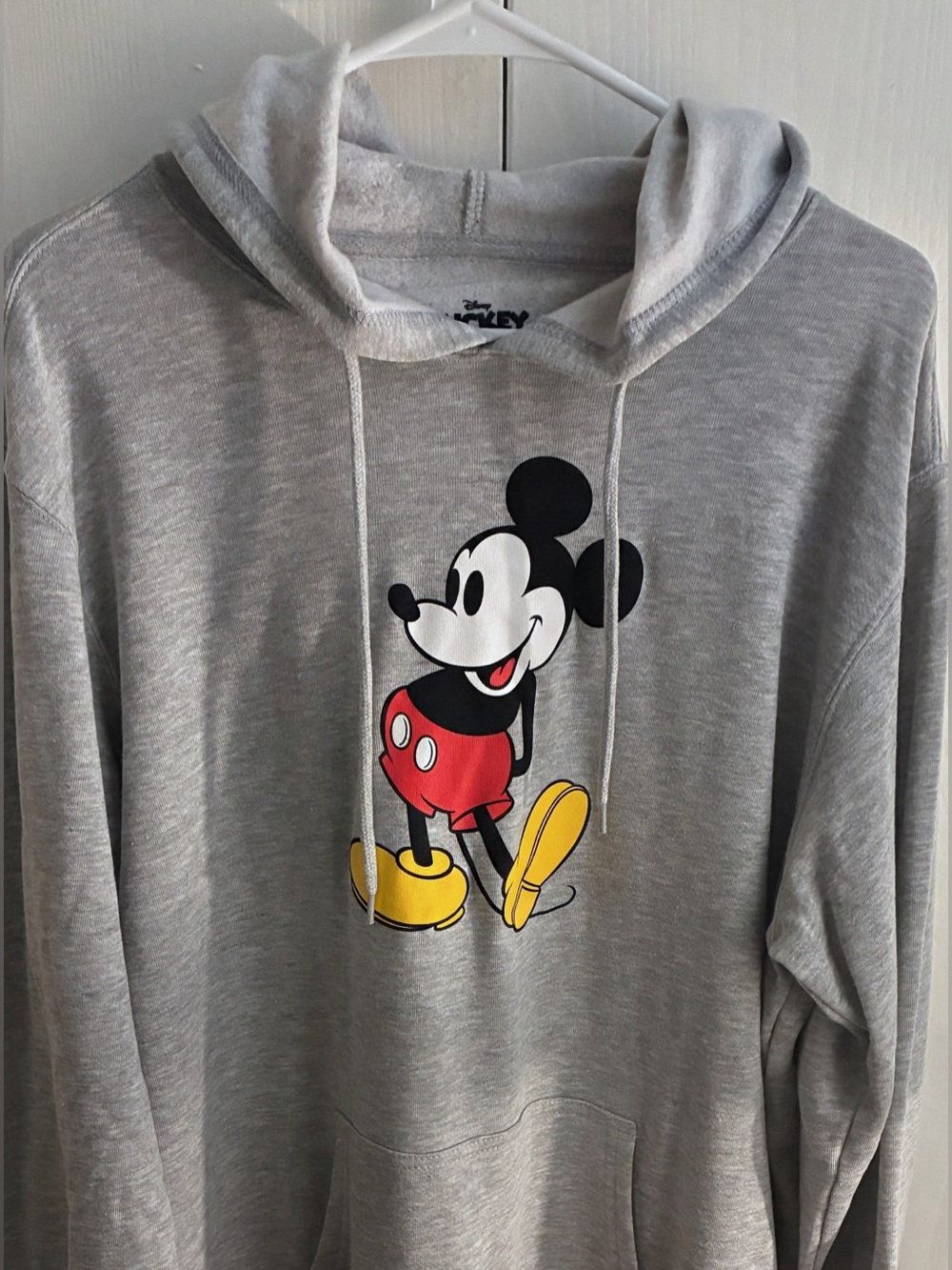 Disney Mickey Mouse Graphic Lightweight Fleece Hoodie - NWOT